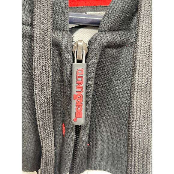 ECKO UNLTD Pullover Black Hoodie 3X Y2K Spell Out Work Wear Streetwear - Picture 5 of 9